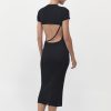 ST. AGNI Cut Out Knit Dress - Black | Knitwear