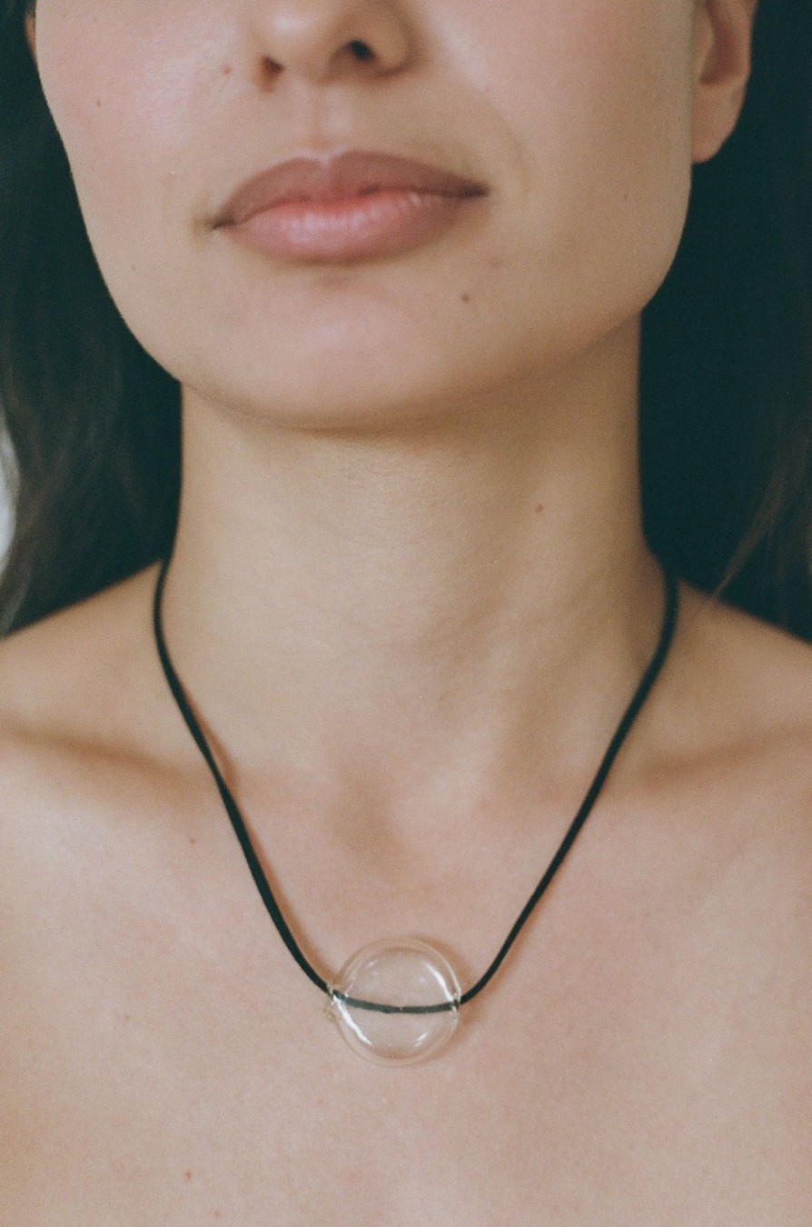 ST. AGNI Heures Necklace - Clear - By Ayllón | Jewellery