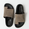 ST. AGNI Loe Suede Slide - Kelp | Slides