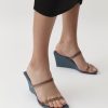 ST. AGNI Transparent Wedge - Slate | Wedges