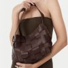 ST. AGNI PRE-ORDER: Woven Mini Tote - Chocolate | Bags