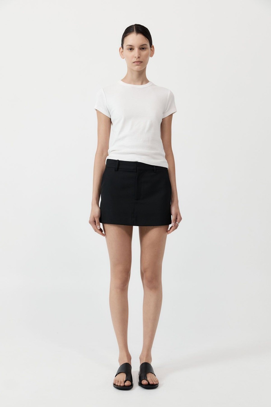 ST. AGNI Carter Mini Skirt - Black | Skirts