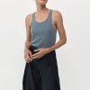 ST. AGNI Organic Cotton Everyday Tank - Diesel Grey | Singlets