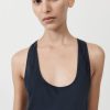 ST. AGNI Soft Silk Bias Tank Dress - Inkwell | Dresses