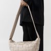 ST. AGNI Textured Crescent Bag - Ecru | Bags