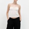 ST. AGNI Curve Knit Top - White | Tops